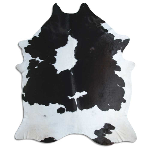 Black & White Cowhide Rug XXXL