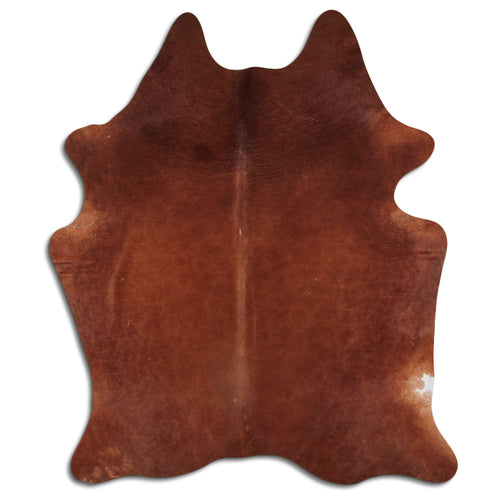 Brown Cowhide Rug L