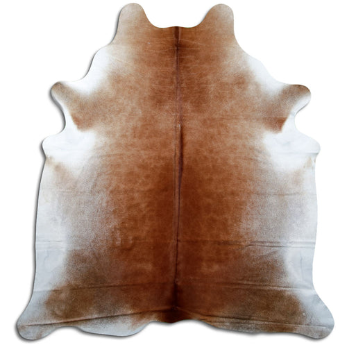 Tan Grey Cowhide Rug XXL
