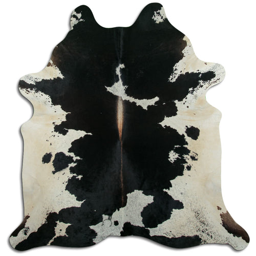 Black & White Cowhide Rug XXL
