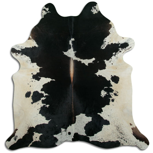 Black & White Cowhide Rug XXL