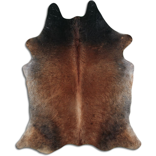 Tan Grey Cowhide Rug XL