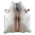 Tan Grey Cowhide Rug XXL