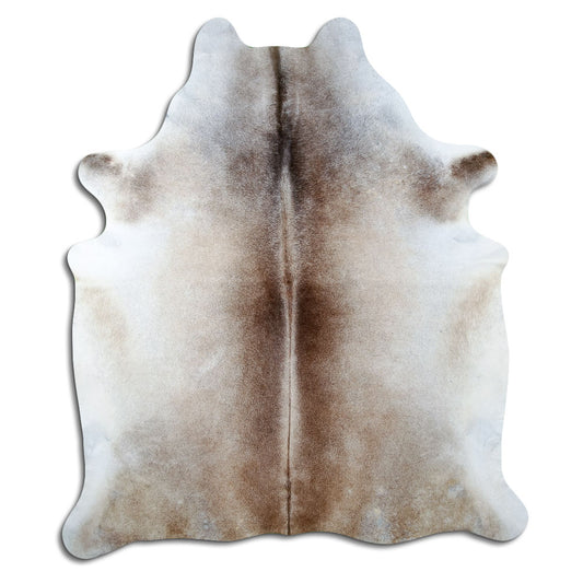 Tan Grey Cowhide Rug XXL