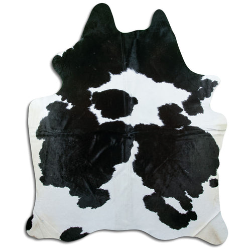 Black & White Cowhide Rug XXL