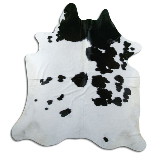 Black & White Cowhide Rug L