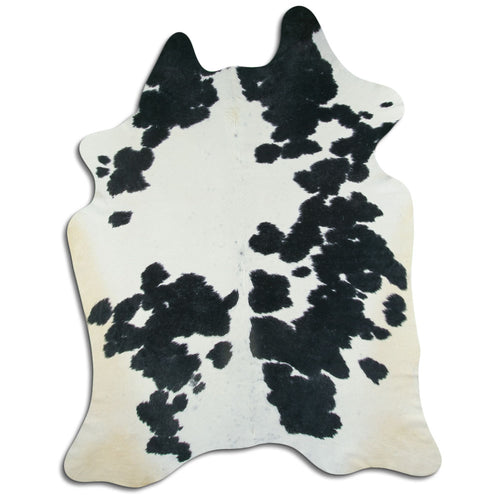 Black & White Cowhide Rug XXL