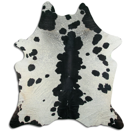 Black & White Cowhide Rug XXL