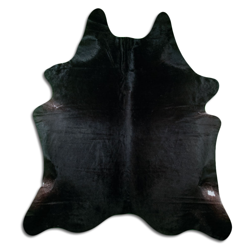 Black Cowhide Rug XL