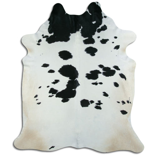 Black & White Cowhide Rug XXL