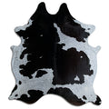 Black & White Cowhide Rug XXL