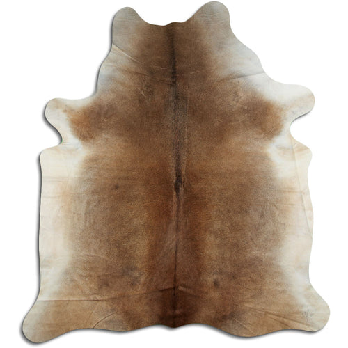 Tan Grey Cowhide Rug XXL
