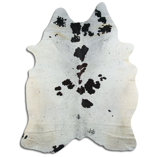 Black & White Cowhide Rug XXL