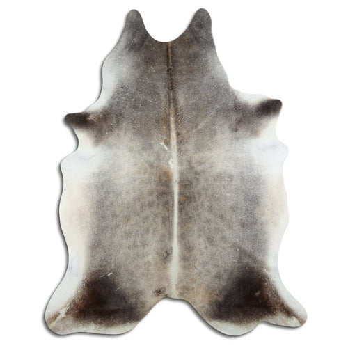 Tan Grey Cowhide Rug XXL