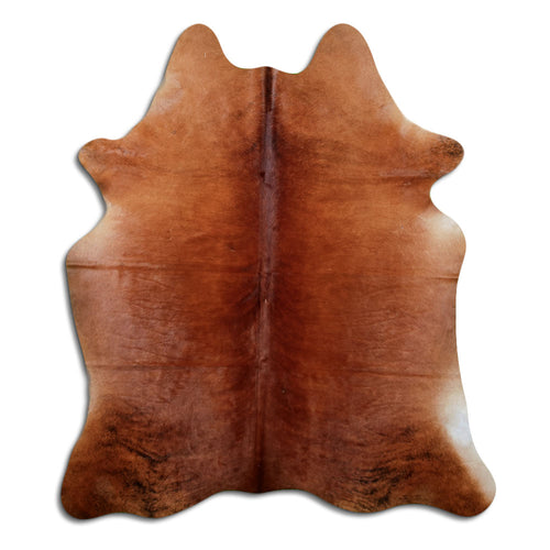 Brown Cowhide Rug L