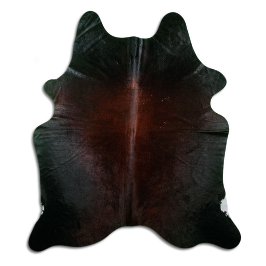 Brown Cowhide Rug L