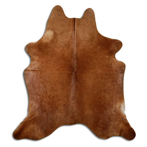 Brown Cowhide Rug L