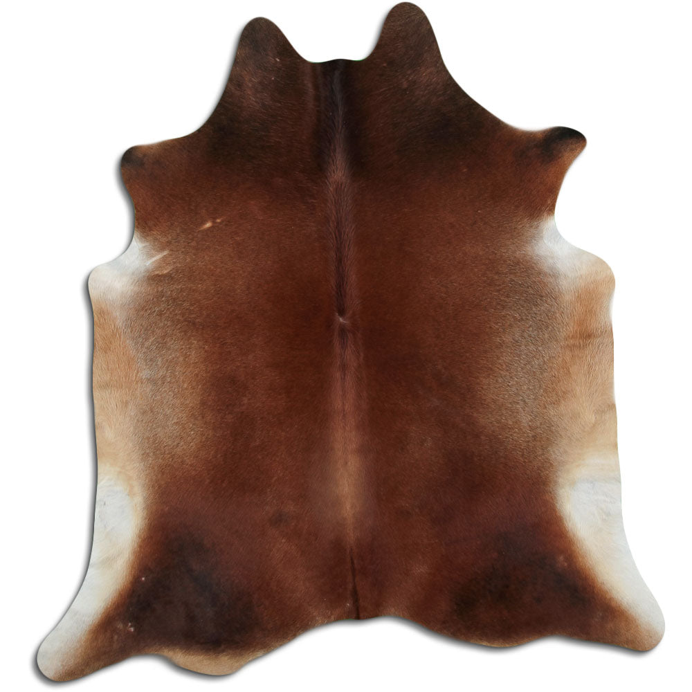 Brown Cowhide Rug L