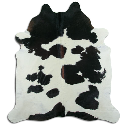 Black & White Cowhide Rug XL