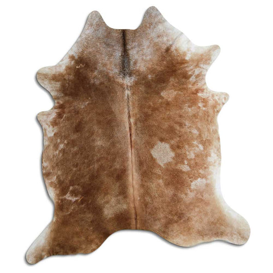 Tan Grey Cowhide Rug XXL