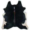 Brown & White Cowhide Rug XXL