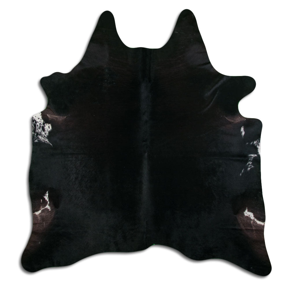 Black Cowhide Rug XL