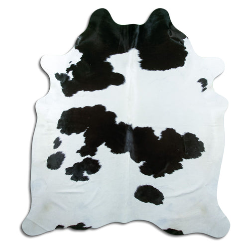Black & White Cowhide Rug XL