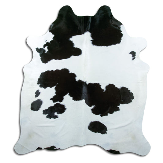 Black & White Cowhide Rug XL