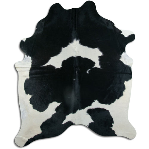Black & White Cowhide Rug XXL