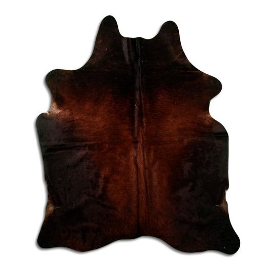 Brown Cowhide Rug L