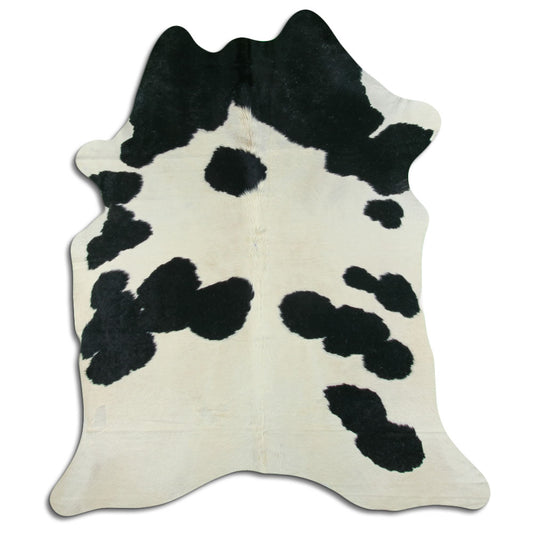 Black & White Cowhide Rug XXL