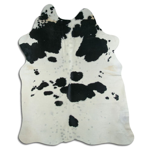 Black & White Cowhide Rug XXL