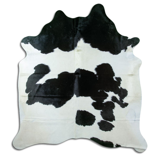 Black & White Cowhide Rug XXL