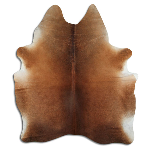 Brown Cowhide Rug L
