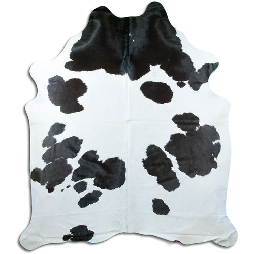 Black & White Cowhide Rug XXXL