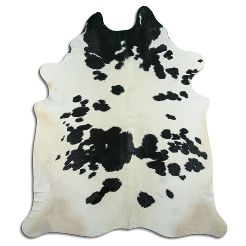 Black & White Cowhide Rug XXL