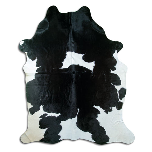 Black & White Cowhide Rug XXL