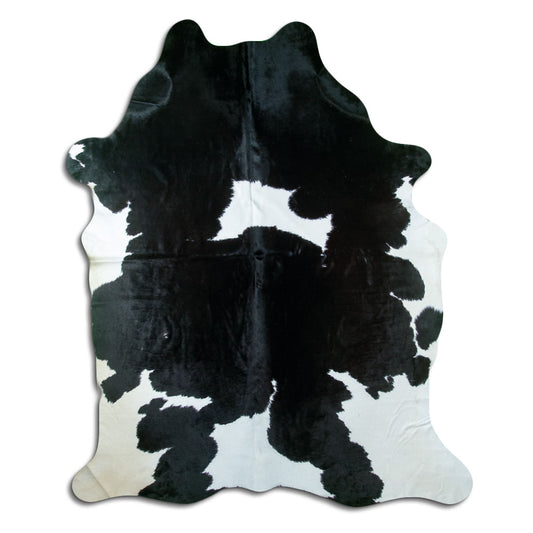 Black & White Cowhide Rug XXL