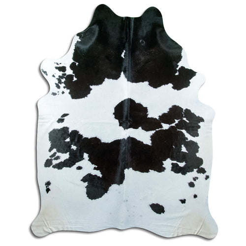 Black & White Cowhide Rug XXL