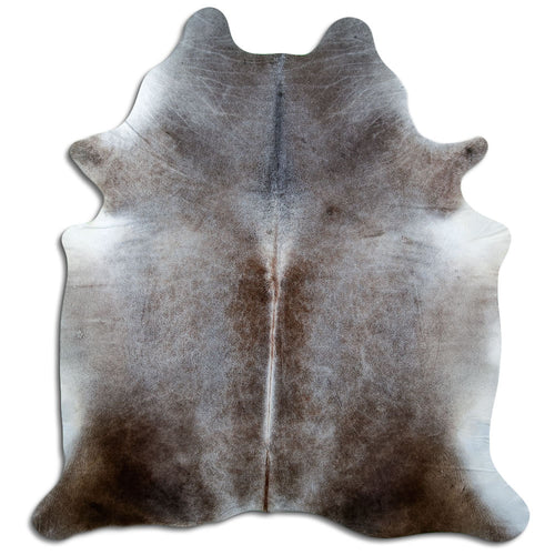 Tan Grey Cowhide Rug XL