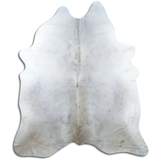 Tan Grey Cowhide Rug XXXL