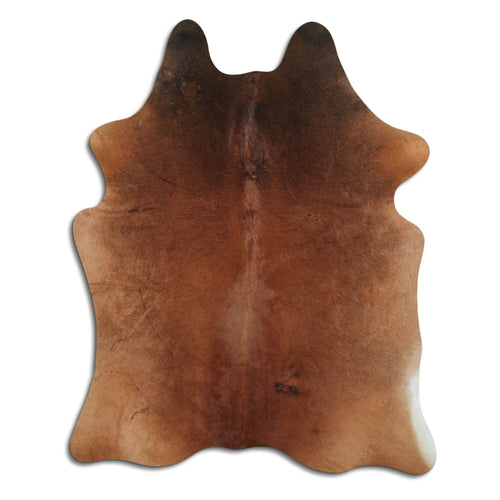 Brown Cowhide Rug L