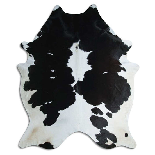 Black & White Cowhide Rug XXL