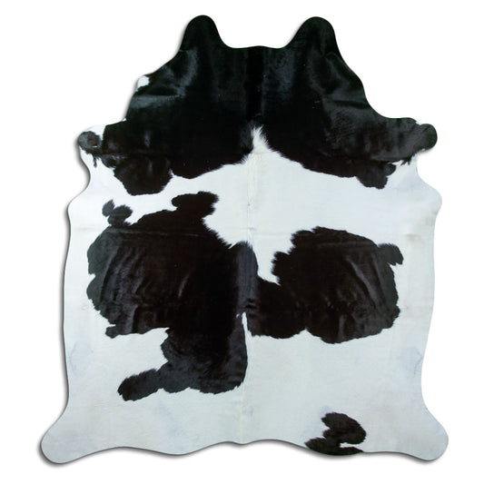 Black & White Cowhide Rug XXL