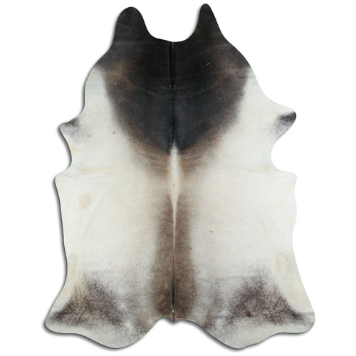 Tan Grey Cowhide Rug XXXL