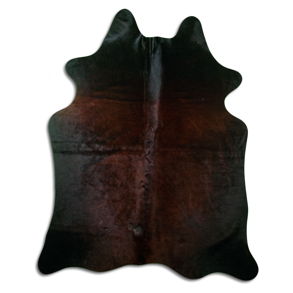 Brown Cowhide Rug L