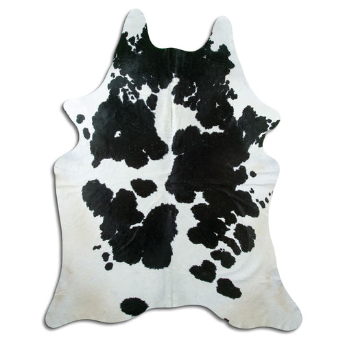 Black & White Cowhide Rug XXL