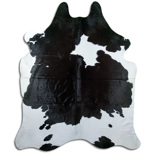 Black & White Cowhide Rug XXXL
