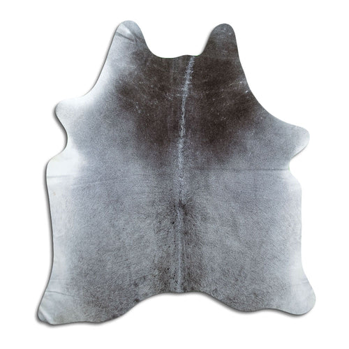 Grey Cowhide Rug L