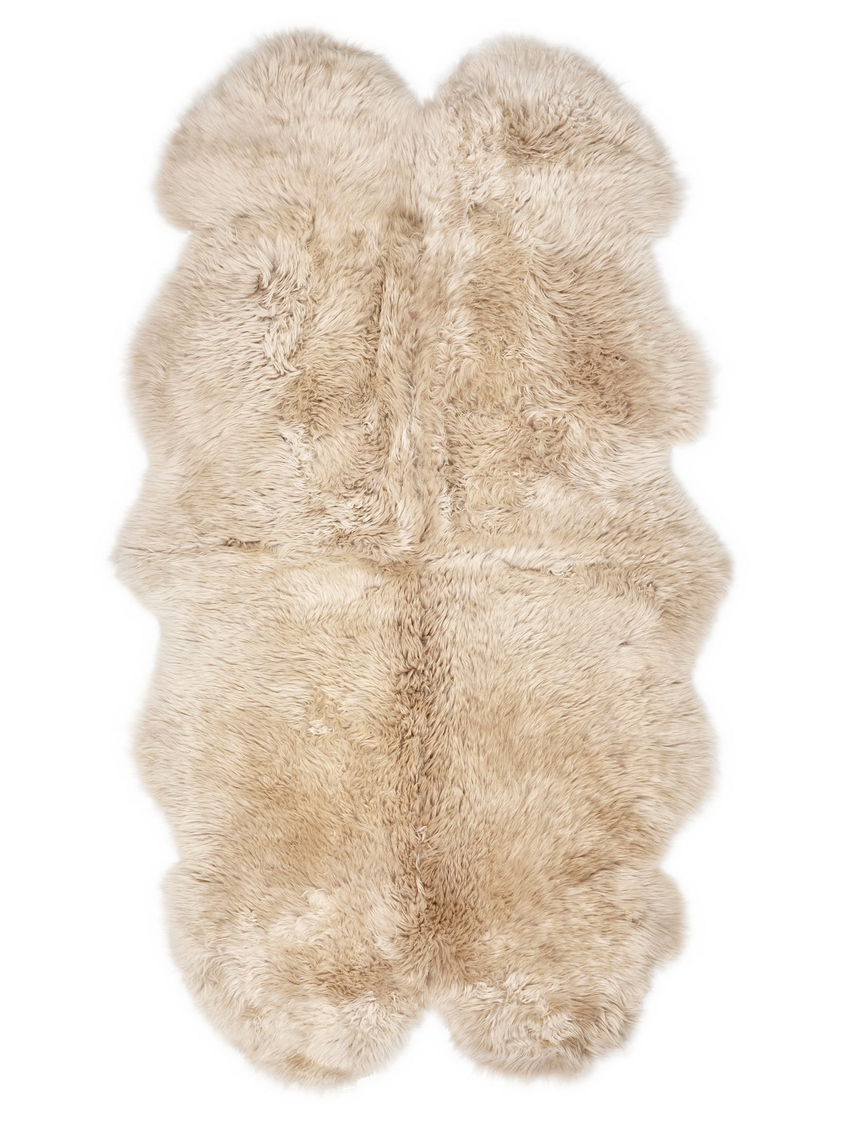 New Zealand Sheepskin Rug Quad, Beige